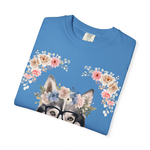 Geeky Goddess Siberian Husky Unisex T-Shirt