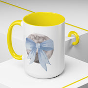 Moon Wrapped In A Bow Accent Coffee Mug