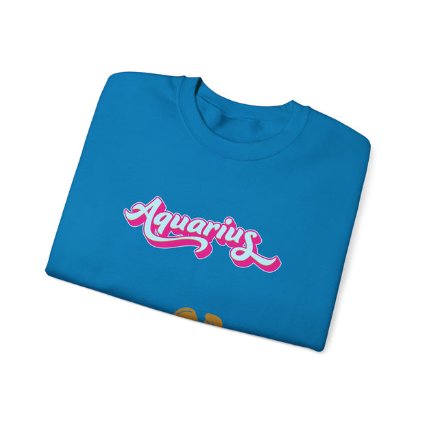 'Aquarius' Zodiac Unisex Crewneck Sweatshirt