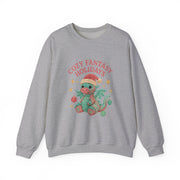 Cozy Fantasy Holidays Sweatshirt, Cute Dragon Gift, Unisex Holiday Apparel, Warm Crewneck Sweater, Casual Winter Outfit