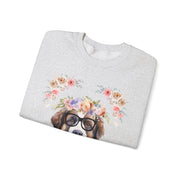 Geeky Goddess Saint Bernard Unisex Crewneck Sweatshirt