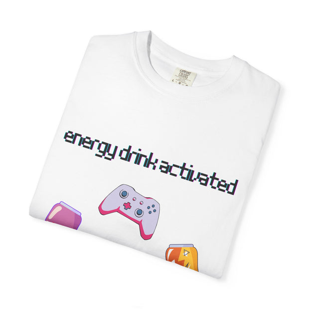 'Energy Drink Activated' Gamer Unisex T-Shirt