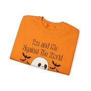 'You and Me Against The World' Unisex Crewneck Sweatshirt