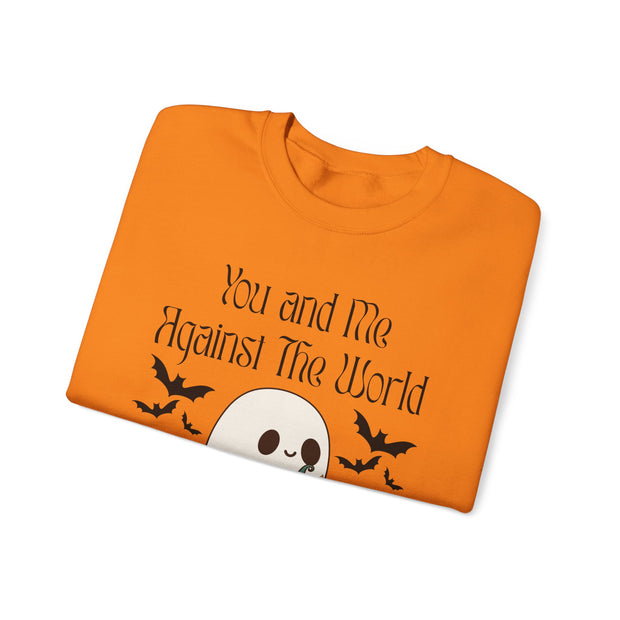 'You and Me Against The World' Unisex Crewneck Sweatshirt
