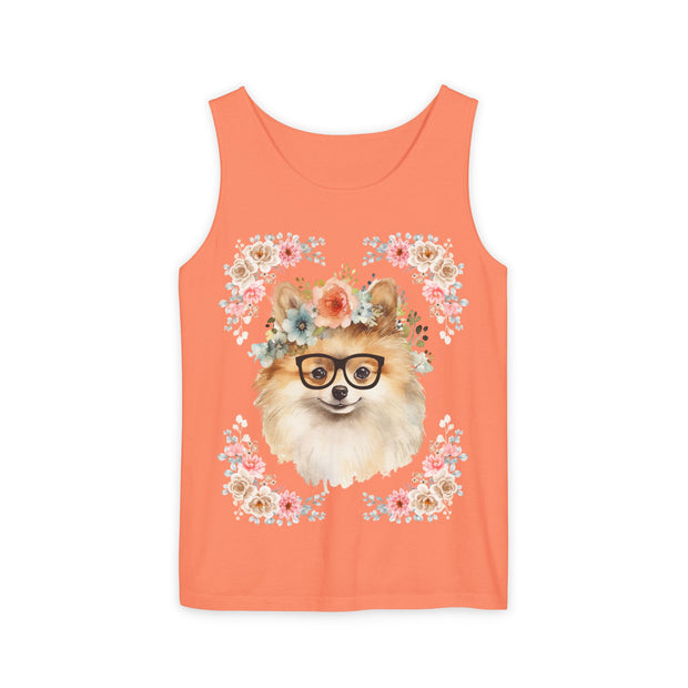 Geeky Goddess Pomeranian Unisex Tank Top