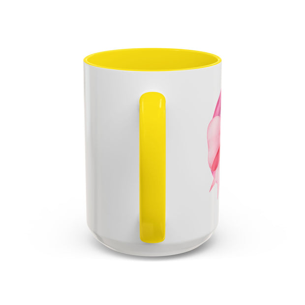 Pink Planet Wrapped In A Bow Accent Coffee Mug
