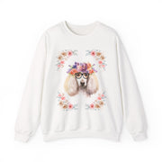 Geeky Goddess French Poodle Unisex Crewneck Sweatshirt