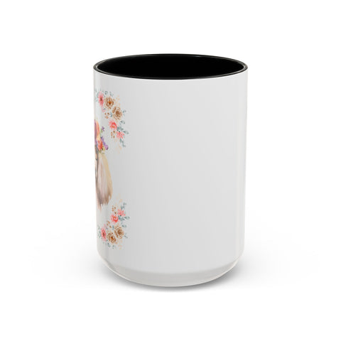 Geeky Goddess French Poodle Accent Coffee Mug