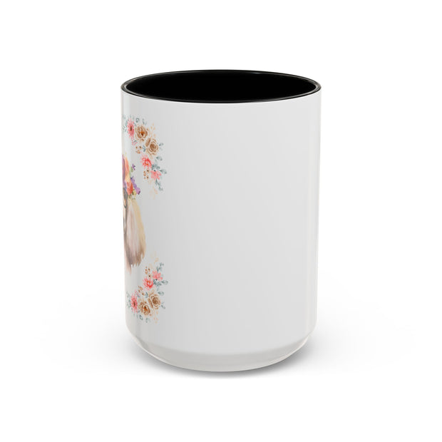 Geeky Goddess French Poodle Accent Coffee Mug