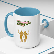 'Gemini' Zodiac Accent Coffee Mug