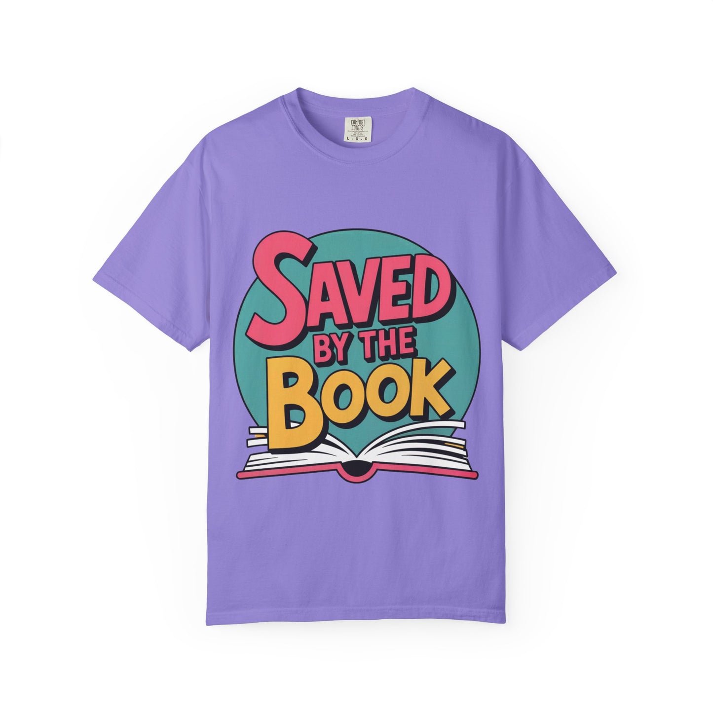 Saved by the Book T-Shirt, Book Lover Graphic Tee, BookTok Reader Shirt, Cute Reading T-Shirt, Library Lover Gift for Women