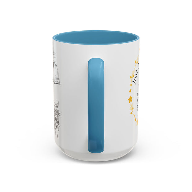 'Just One More Chapter' Accent Coffee Mug