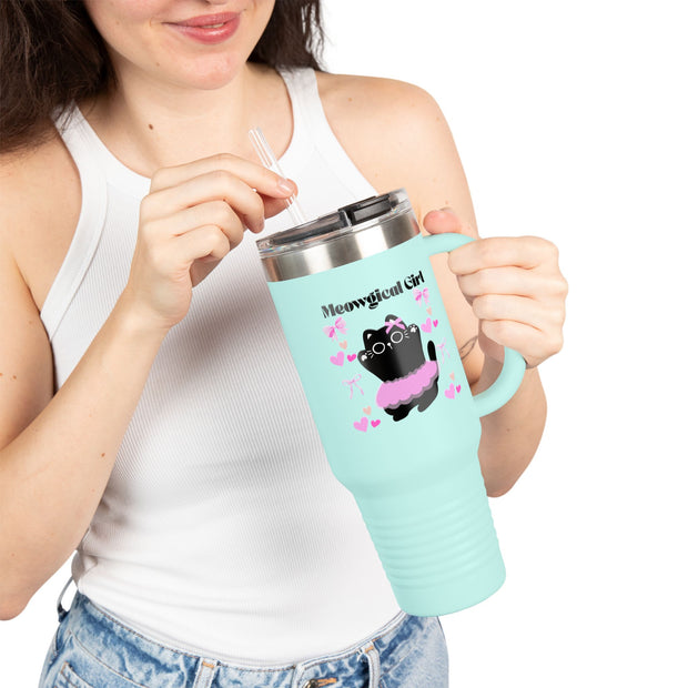 'Meowgical Girl' Insulated Travel Mug, 40oz