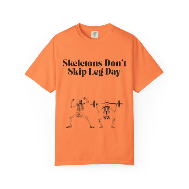 'Skeletons Don't Skip Leg Day' Unisex T-Shirt