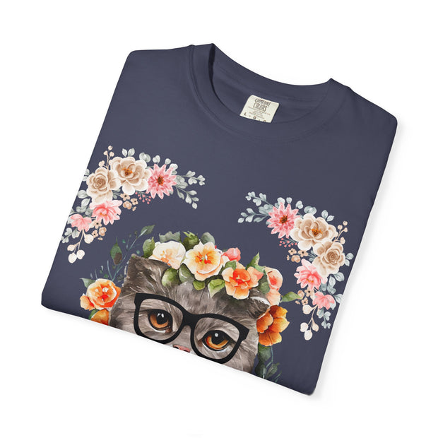 Geeky Goddess Gray Cat Unisex T-Shirt