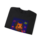 Gamer Guinea Pig Sweatshirt, Cute Animal Gift, Fun Video Game Apparel, Casual Wear, Unisex Crewneck