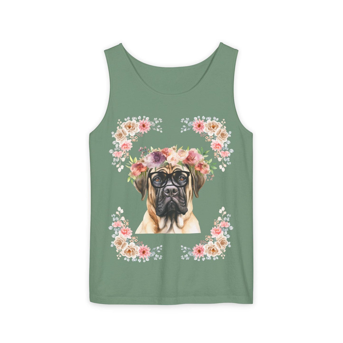 Geeky Goddess English Mastiff Unisex Tank Top