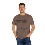 'Skeletons Don't Skip Leg Day' Unisex T-Shirt