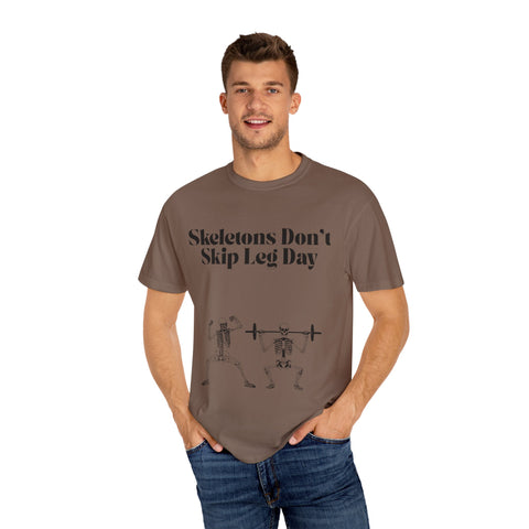 'Skeletons Don't Skip Leg Day' Unisex T-Shirt