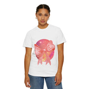 Pink/Yellow Planet Wrapped In Bow Unisex T-Shirt