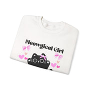'Meowgical Girl' Unisex Crewneck Sweatshirt