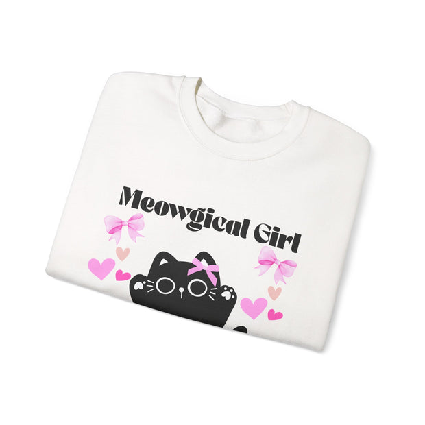'Meowgical Girl' Unisex Crewneck Sweatshirt