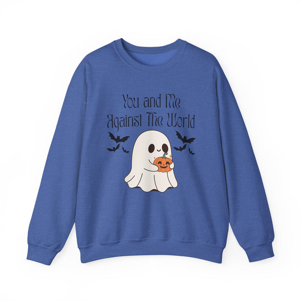 'You and Me Against The World' Unisex Crewneck Sweatshirt