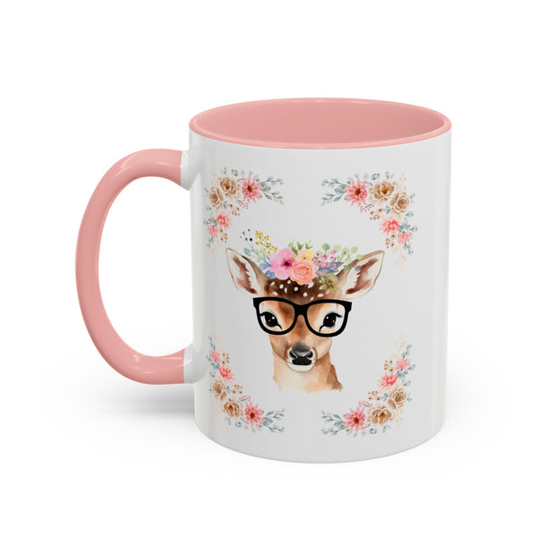 Geeky Goddess Deer Accent Coffee Mug