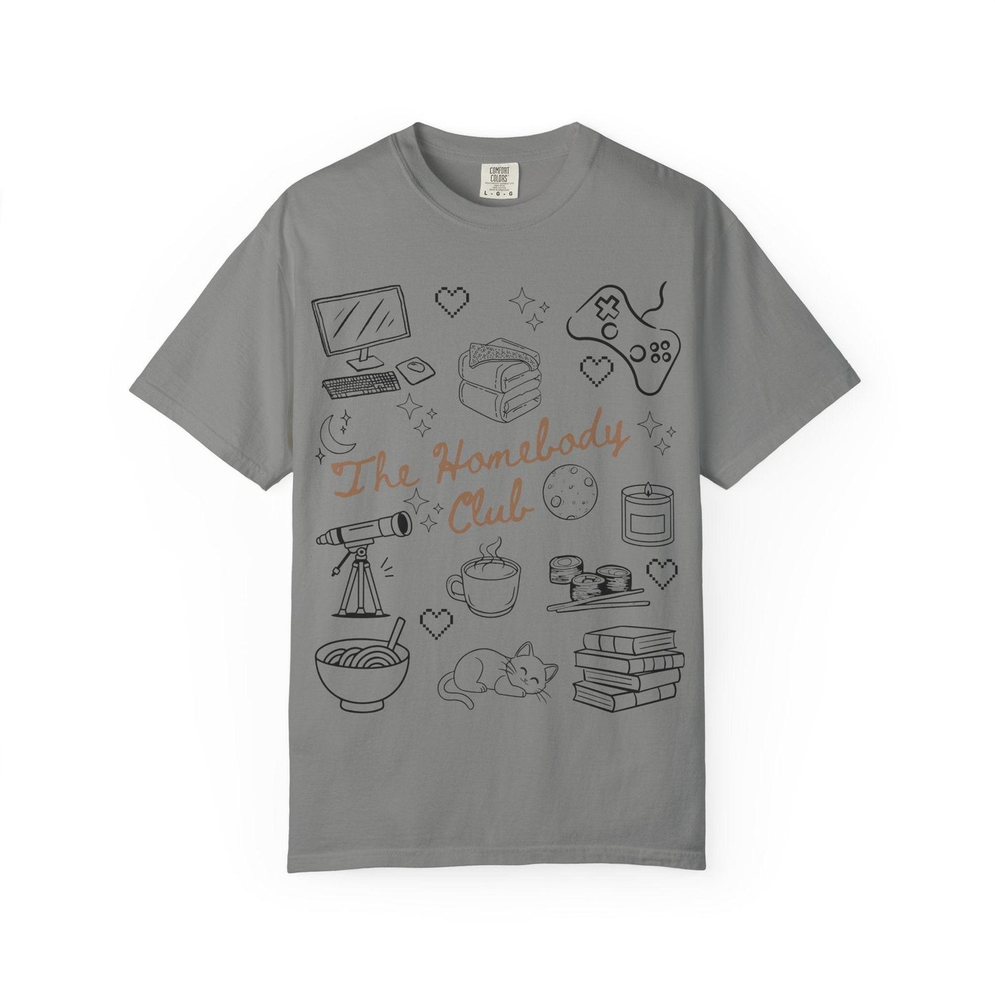 The Homebody Club T-Shirt | Cozy Vintage Style | Gift for Introverts | Home Lovers Tee | Cute Casual Wear | Relaxed Vibes Shirt