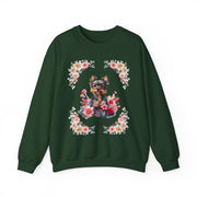 Geeky Goddess Yorkie Unisex Crewneck Sweatshirt