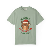 'Meowy Christmas Anyway' Unisex T-Shirt
