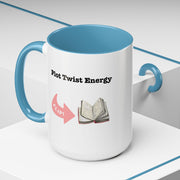 'Plot Twist Energy' Accent Coffee Mug