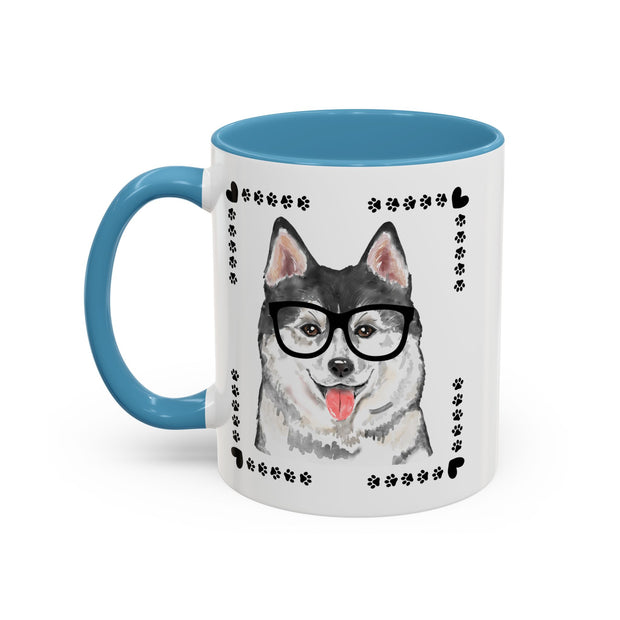 Geeky Good Siberian Husky Accent Coffee Mug