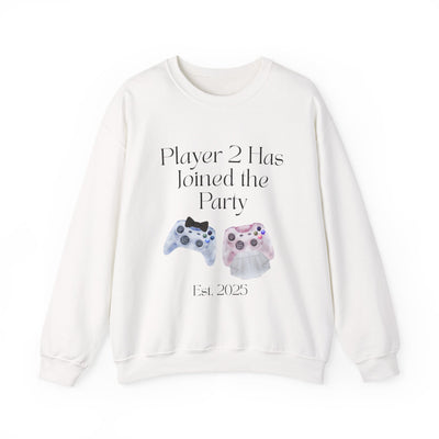 'Player 2 Has Joined The Party' 'Est. 2025' Unisex Crewneck Sweatshirt