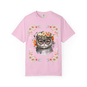 Geeky Goddess Gray Cat Unisex T-Shirt