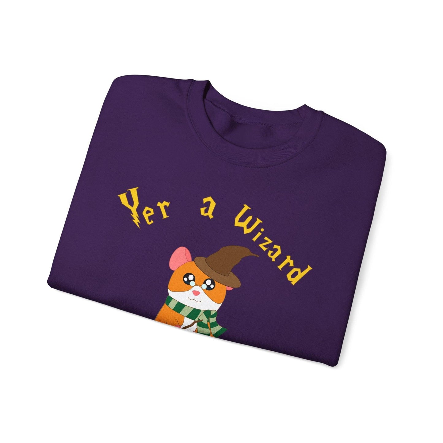Hammy Wizard Hamster sweatshirt | Cute Wizard Hamster Crewneck