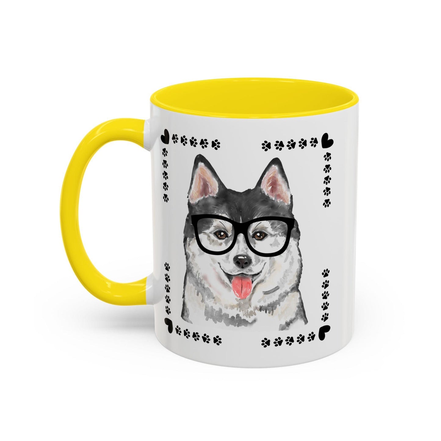 Geeky Good Siberian Husky Accent Coffee Mug