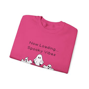 'Now Loading..Spooky Vibes' Unisex Crewneck Sweatshirt