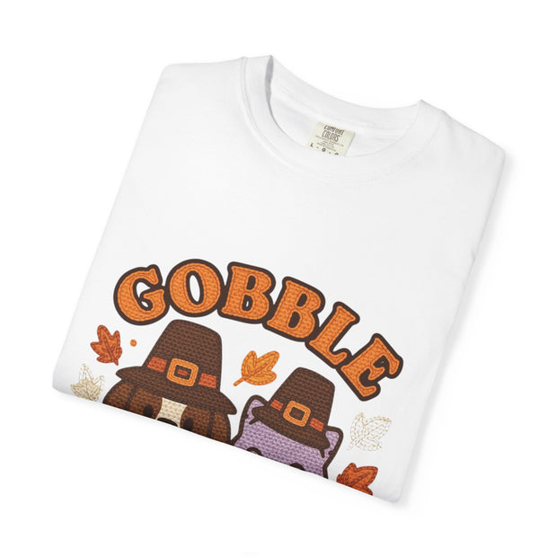 Thanksgiving Gobble Squad T-shirt, Unisex Tee for Pet Lovers, Fall Apparel, Thanksgiving Celebration, Cute Animal Shirt, Seasonal Gift