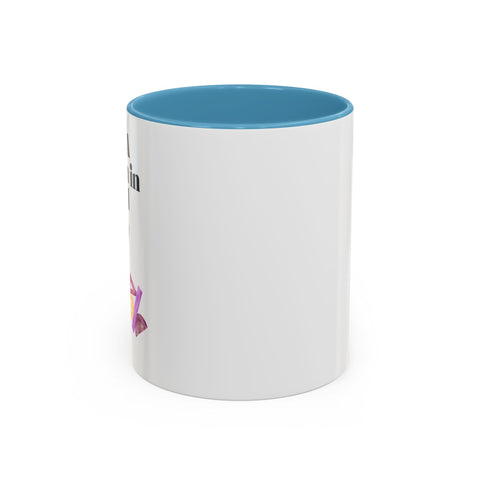 'I Am A Woman In STEM' Accent Coffee Mug