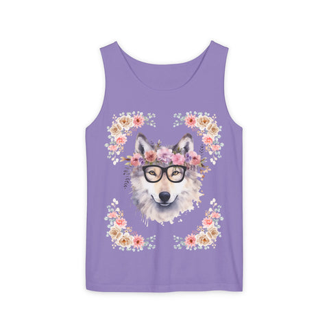Geeky Goddess Wolf Unisex Tank Top