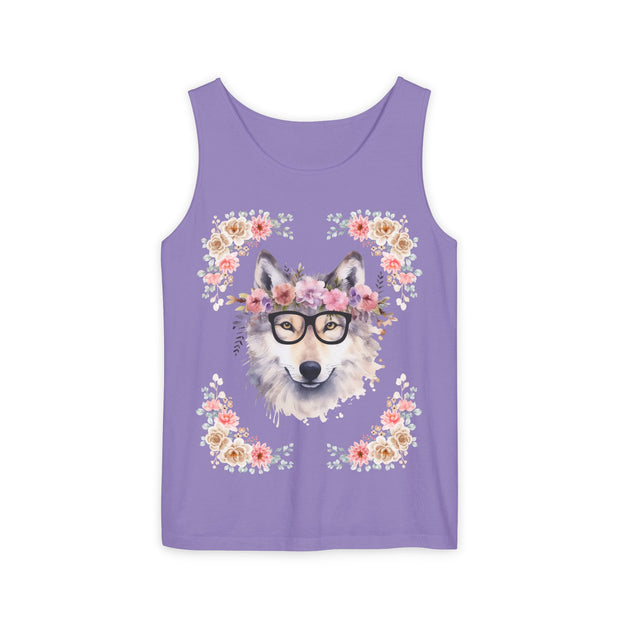 Geeky Goddess Wolf Unisex Tank Top