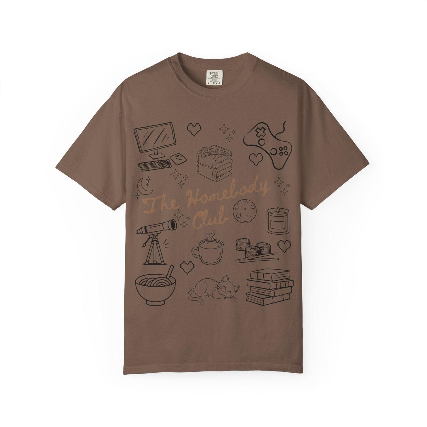 The Homebody Club T-Shirt | Cozy Vintage Style | Gift for Introverts | Home Lovers Tee | Cute Casual Wear | Relaxed Vibes Shirt