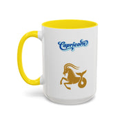 'Capricorn' Zodiac Accent Coffee Mug