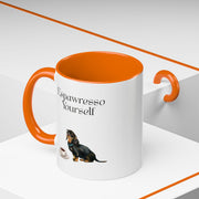 'Espawresso Yourself' Dachshund Accent Coffee Mug