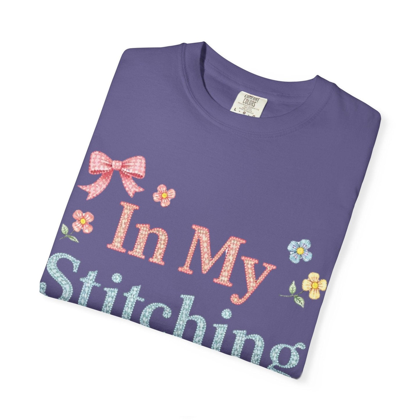 In My Stitching Era T-Shirt | Vintage Embroidery Theme