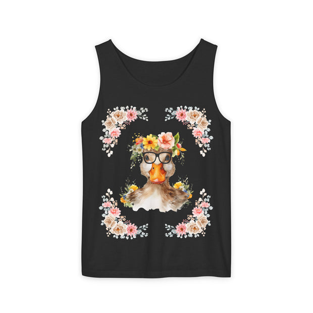Geeky Goddess Duck Unisex Tank Top