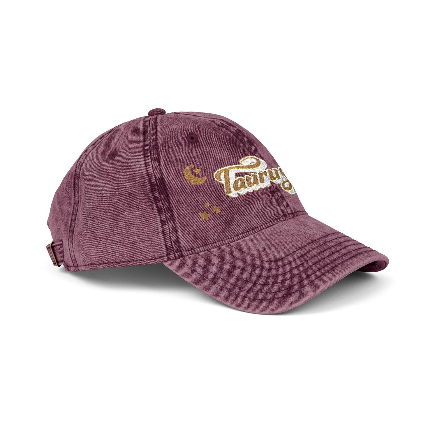 'Taurus' Vintage Embroidered Cap