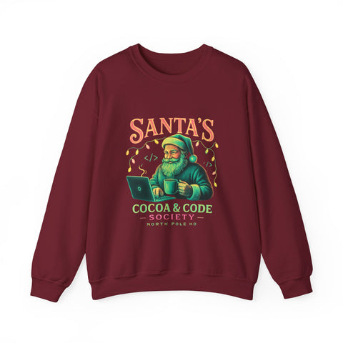 Santa's Cocoa & Code Society Crewneck Sweatshirt, Unisex Holiday Sweatshirt, Christmas Gift Sweatshirt, Cozy Winter Apparel, Festive [...]