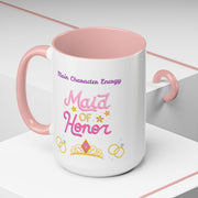 'Main Character Energy: Maid of Honor' Accent Coffee Mug